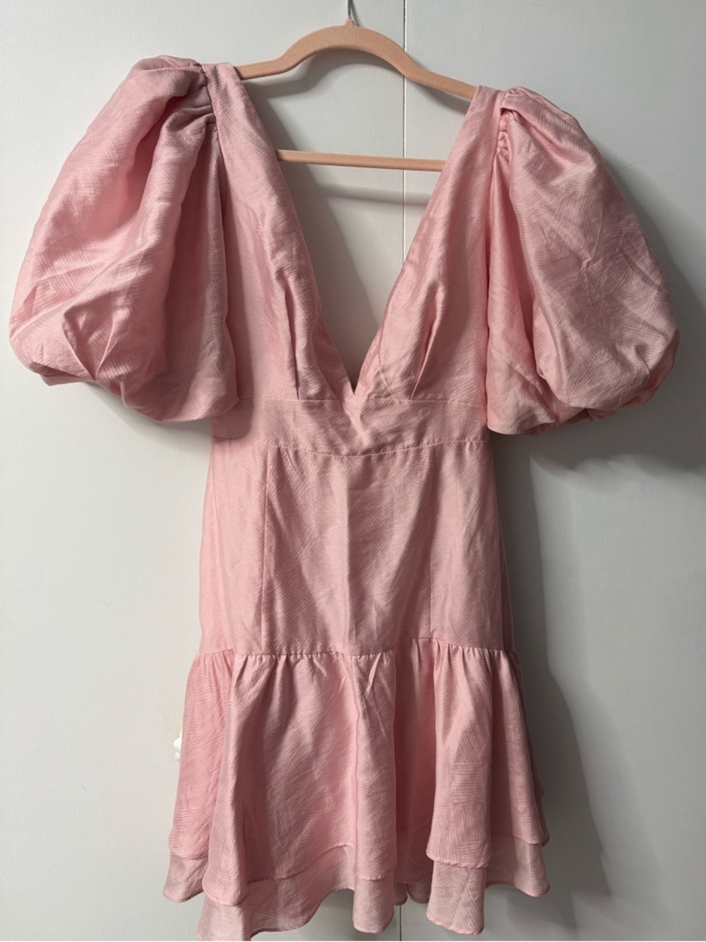 Sur Belle Pink Puff Sleeve Dress — Fit & Flare, Event/Graduation, XS NWT